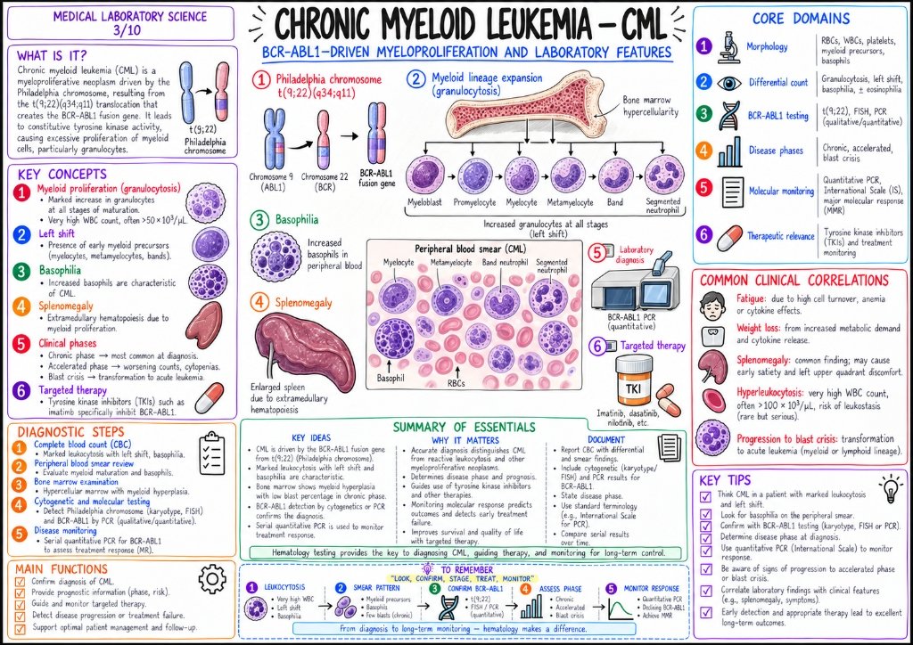 Chronic Myeloid Leukemia (CML): BCR-ABL1 Driven Myeloproliferation