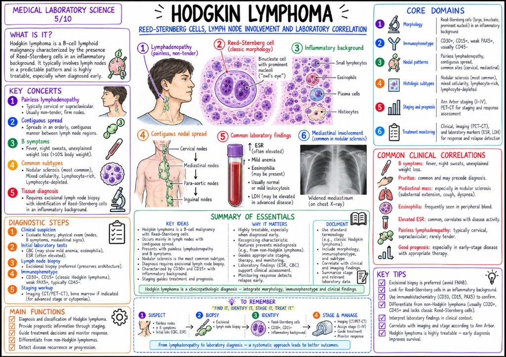 Hodgkin Lymphoma: Reed-Sternberg Cells & Laboratory Findings