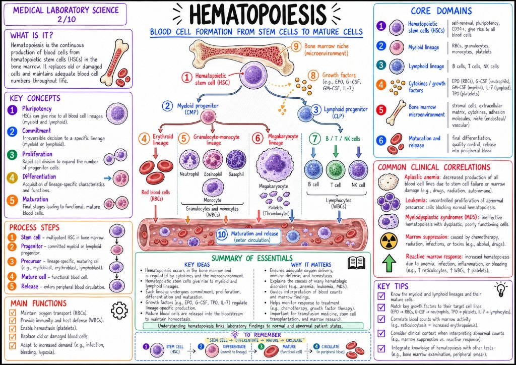 02/10 Hematopoiesis: Blood Cell Formation From Stem Cells